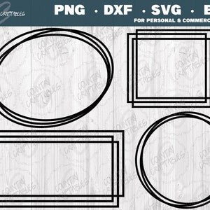 Thick Layered Circle Frame SVG Circle Frame SVG Frame Svg Digital