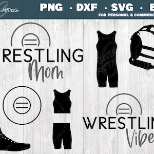 Wrestling SVG Bundle: Mom Shirt, Tumbler Designs (Digital Download)