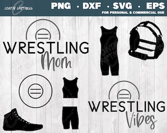 Wrestling Svg Bundle, Wrestling Mom Svg, Wrestling Svg, Wrestling Svg Files, Singlet Svg, Wrestling Mom Png, Headgear Svg, Svg for Tumblers