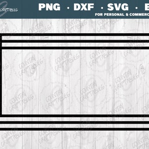 May include: A black triple frame border with a white woodgrain background. The frame is made of three thick lines.