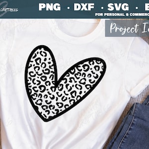 Leopard Print Svg, Herz Svg, Valentinstag Svg, Valentinstag Shirt Svg, Leopard Print Herz Svg, Herz Cut Datei, Animal Print Svg, Vday Svg