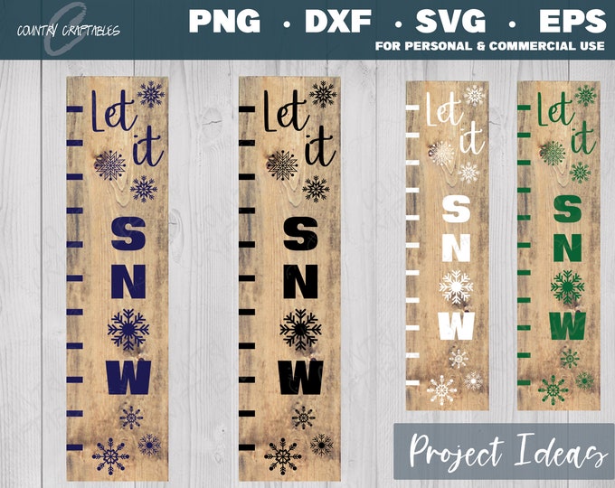 Let It Snow Svg, Winter Porch Sign Svg, Front Porch Svg, Snow Svg ...