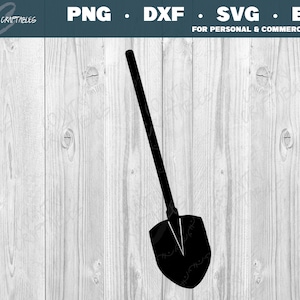 Simple Shovel SVG, SVG Gardening, SVG Files for Cricut, Shovel svg, svg Garden Tools, Farm Clip Art, Gardening Clipart, Shovel Clipart