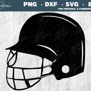 Softball Helmet SVG, Softball Svg, Softball Clipart, Softball Cut Files, Helmet Svg, Svg for Shirts, Helmet Cut File, Softball Helmet Png