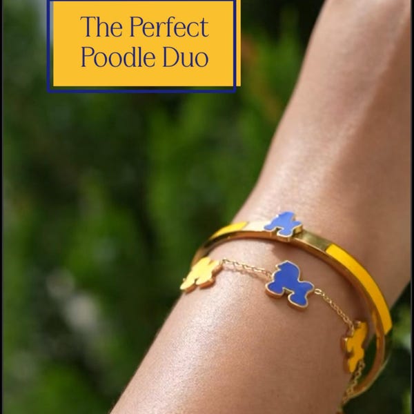 SGRHO Perfect Poodle Duo Bracelet Set