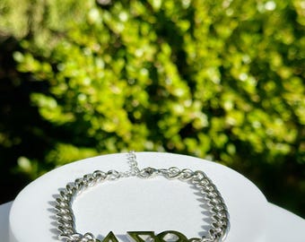 DST Silver Chain Bracelet