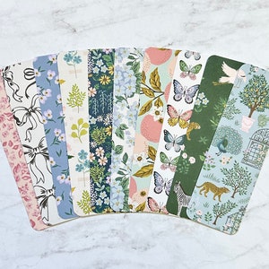 Woodland Grove Bookmarks | Floral and Animal Bookmarks
