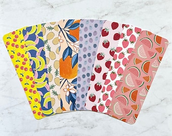 Fruit Bookmarks | Watermelons, Strawberries, Berries, Oranges, Pineapples, Bananas, Cherries Bookmarks