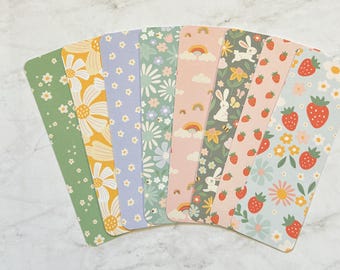 Sunny Blooms Bookmarks | Fruit and Floral Bookmarks
