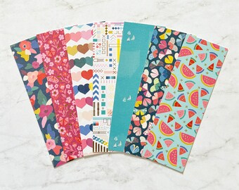 Bright & Colorful Summer Bookmarks