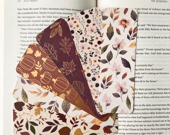 Falling Leaves Bookmarks | Fall Bookmarks