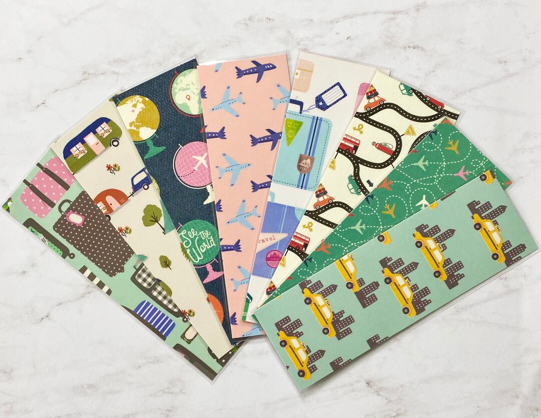 Pack Your Bags | Travel Bookmarks - Etsy