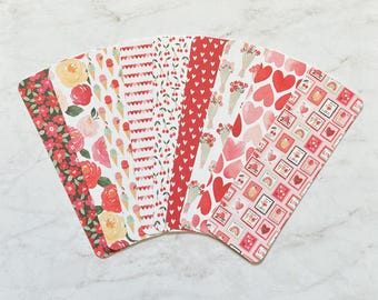 My Valentine Bookmarks | Hearts and Floral Bookmarks