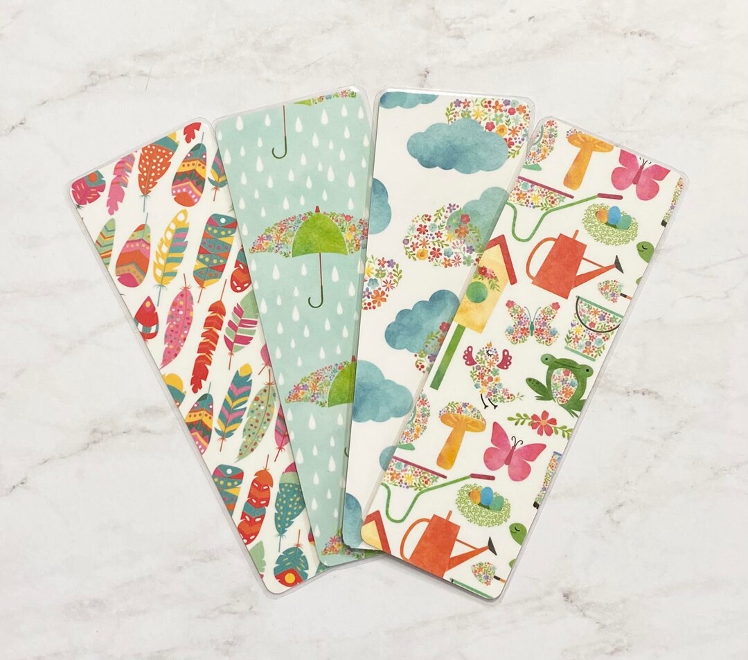 Spring Blooms Bookmarks - Etsy