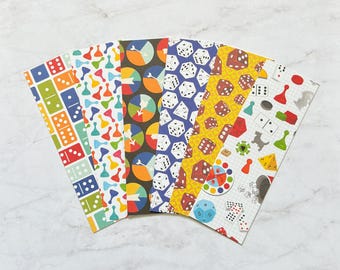 Game Night Bookmarks| Board Game Bingo Dice Bookmarks