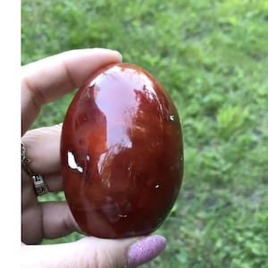 Free Form Carnelian Crystal: Madagascar Healing Stone, 3" CFF-1