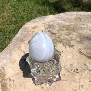 Banded Agate Egg Carving Crystal Display Crystal Decor Valentine&#39;s Day Gift healing Madagascar BAE-2
