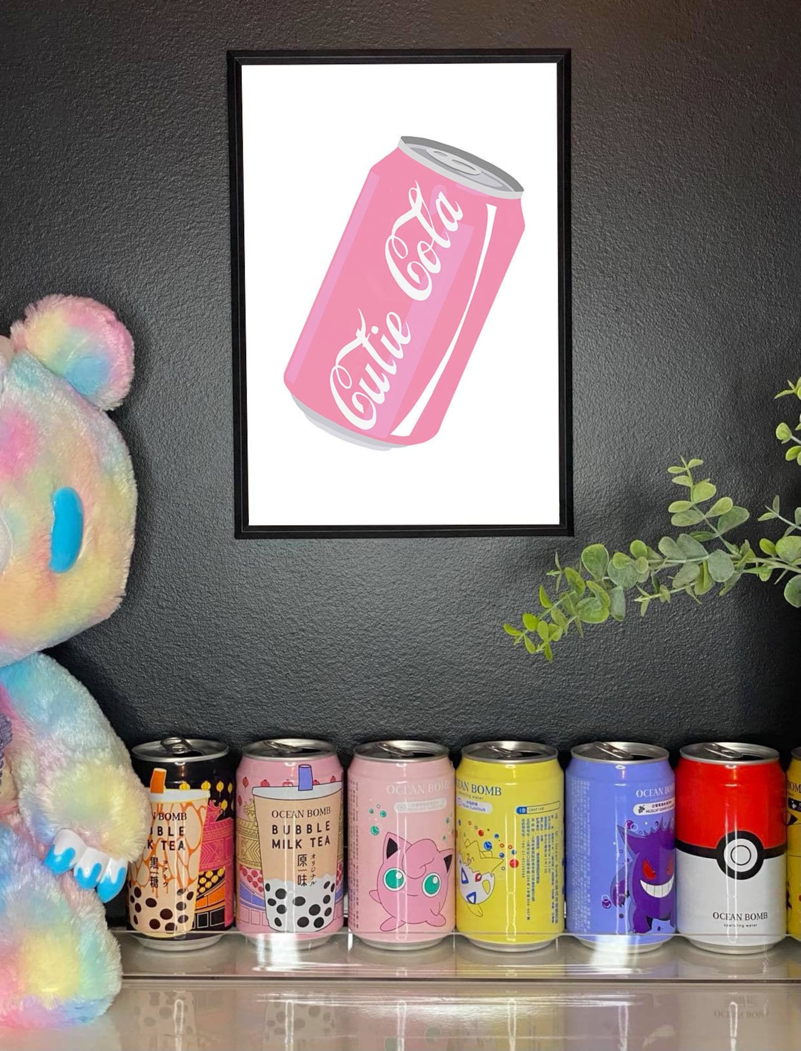 Cute Cola Pink Can Soda Pop Print Cute Kawaii Print Digital