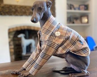 Classic Tartan Jacket, Italian Greyhound, Whippet