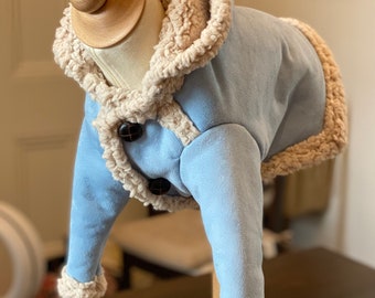 Faux Sheepskin Iggy / Whippet Coat