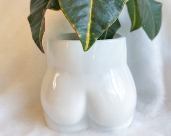 Custom Resin Flower Pot (peach pot)