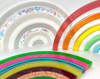 Custom Resin Large Rainbow Stacker (6 or 10 arches)