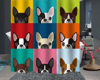 72x 72 Long Artown Cute Dog Shower Curtain Funny Astronauts Bulldog Outer Space Laser Pug Lovely Animal Puppy Theme 3D Printing Pet Dog Lover Bathroom Decor Set with 12 White Hooks 72x 72 Long Artown Cute Dog Shower Curtain Funny Astronauts Bulldog Outer Space Laser Pug Lovely Animal Puppy Theme 3D Printing Pet Dog Lover Bathroom Decor Set with 12 White Hooks