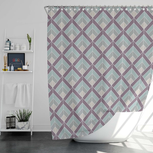 Art Deco Curtain Fabric Etsy