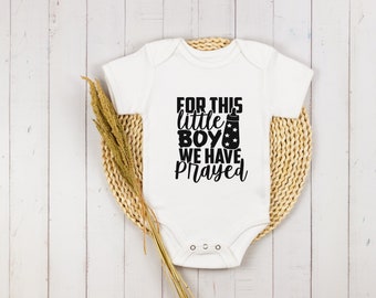 For this Little Boy Onesie®, Unisex Onesie®, Baby Girl, Baby Boy, Baby shower gift, Funny Onesie®, Cute baby, Baby Outfit, Baby Bodysuit