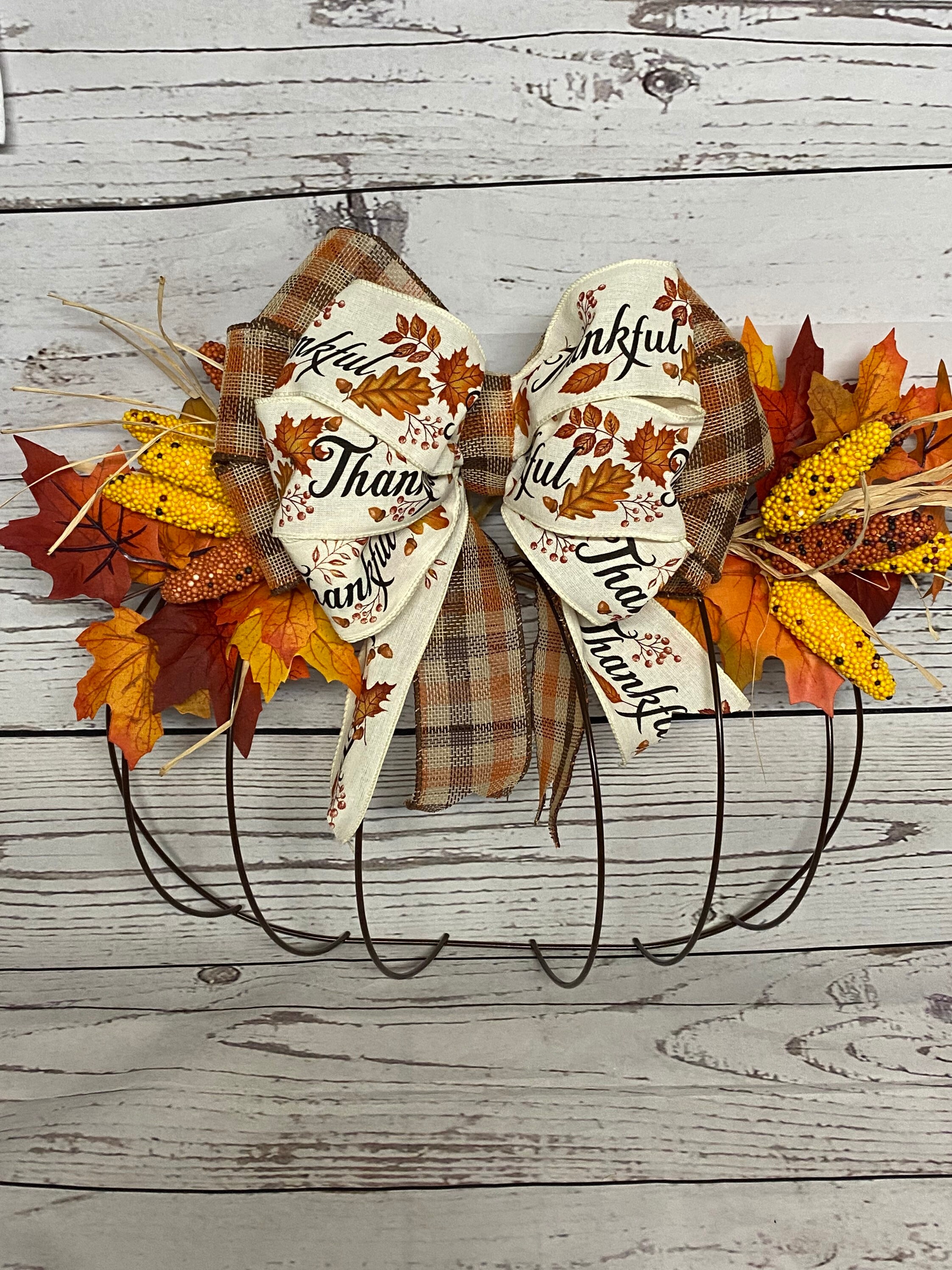 Pumpkin Door Hanger Etsy