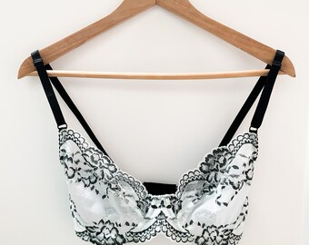 Animal Print Lace Terracotta Maroon Bra Kit