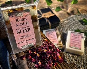 VEGANES SEIFEN GESCHENKSET *4 Seifen* Plastikfrei | Umweltfreundlich | Kompostierbare Verpackung | Handwerklich & Handgefertigt