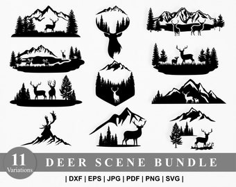 Free Free 180 Cricut Mountain Scene Svg SVG PNG EPS DXF File