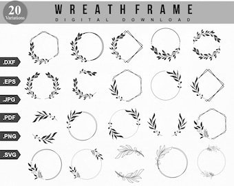 Download Wedding Wreath Svg Etsy