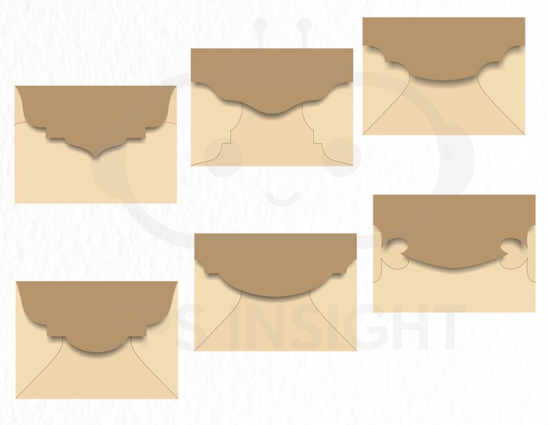 A7 Envelope Template SVG Bundle. Wedding Envelope SVG. Etsy