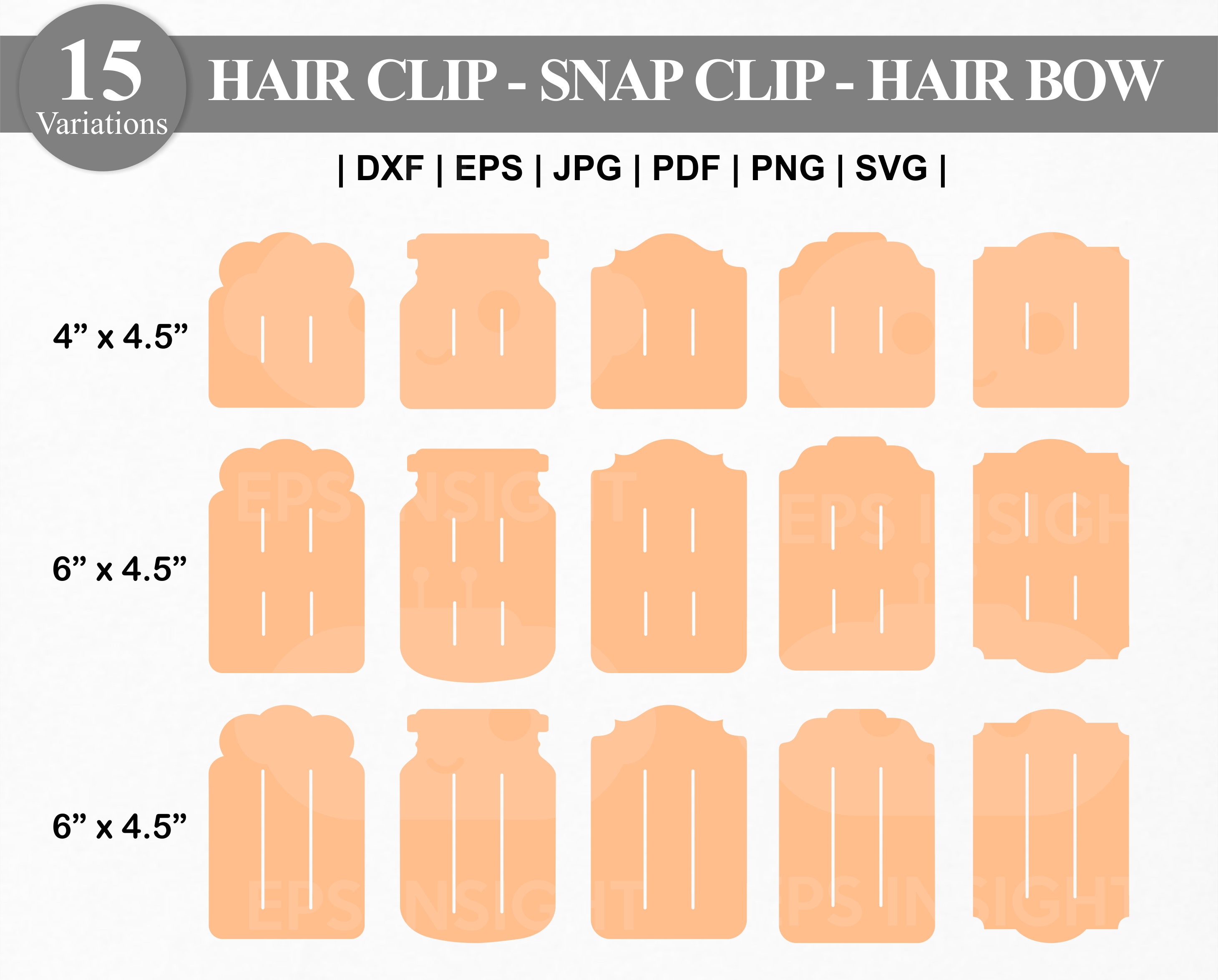 Bow Display Card. Bow Packaging SVG. Hair Bow Card File. Etsy