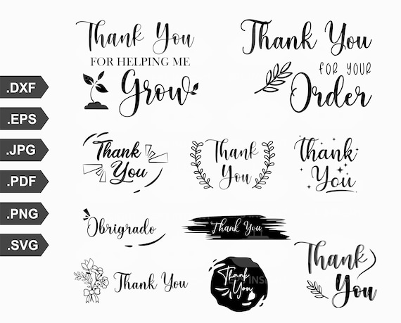 Thank yuo hand drawn. Thank you svg. Thank you cricut. Small Business Sticker. Packaging Stiker. Thank you Clipart. Thanks for help me grow