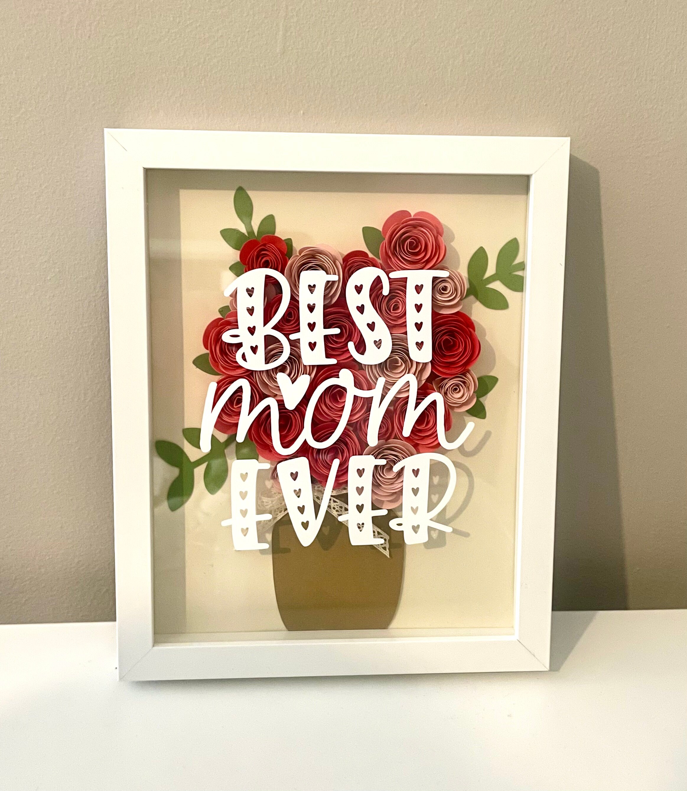 Shadow box for mom Mothers Day gift graduation shadow box Etsy