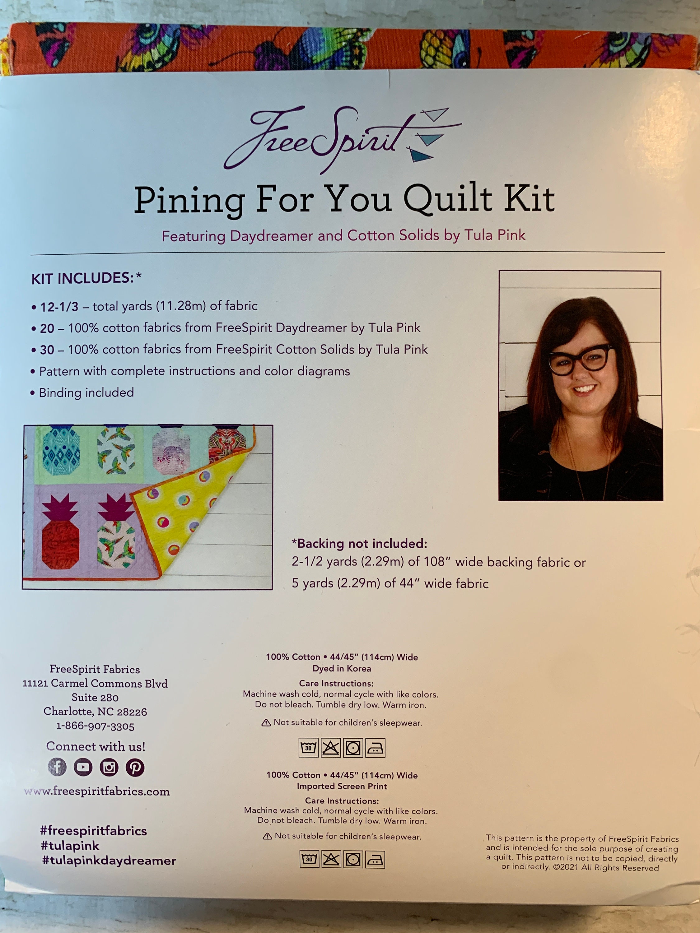 Pining for You Quilt Kit Featuring Daydreamer & Cotton Solids by Tula