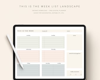 Esta es la lista semanal de descargas para iPad en formato horizontal: 10 opciones de color — Notability GoodNotes Xodo