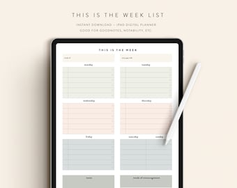 Esta es la descarga de la lista semanal para iPad: 10 opciones de color: Notability GoodNotes Xodo