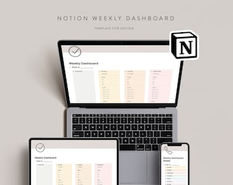 Weekly Dashboard Notion Template