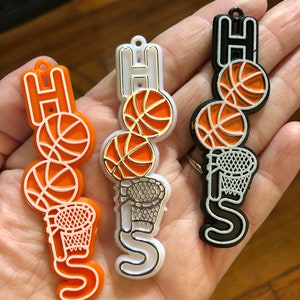 HOOPS Basketball Homecoming Charm