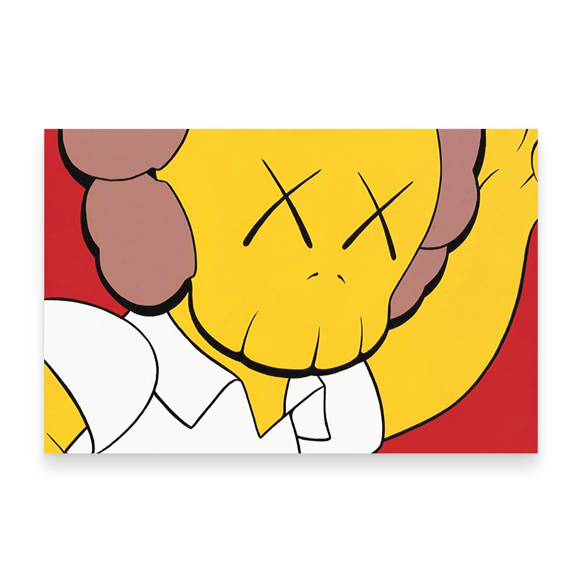 Homer Kaws Art Print Kaws Art Poster Kaws wall art Etsy