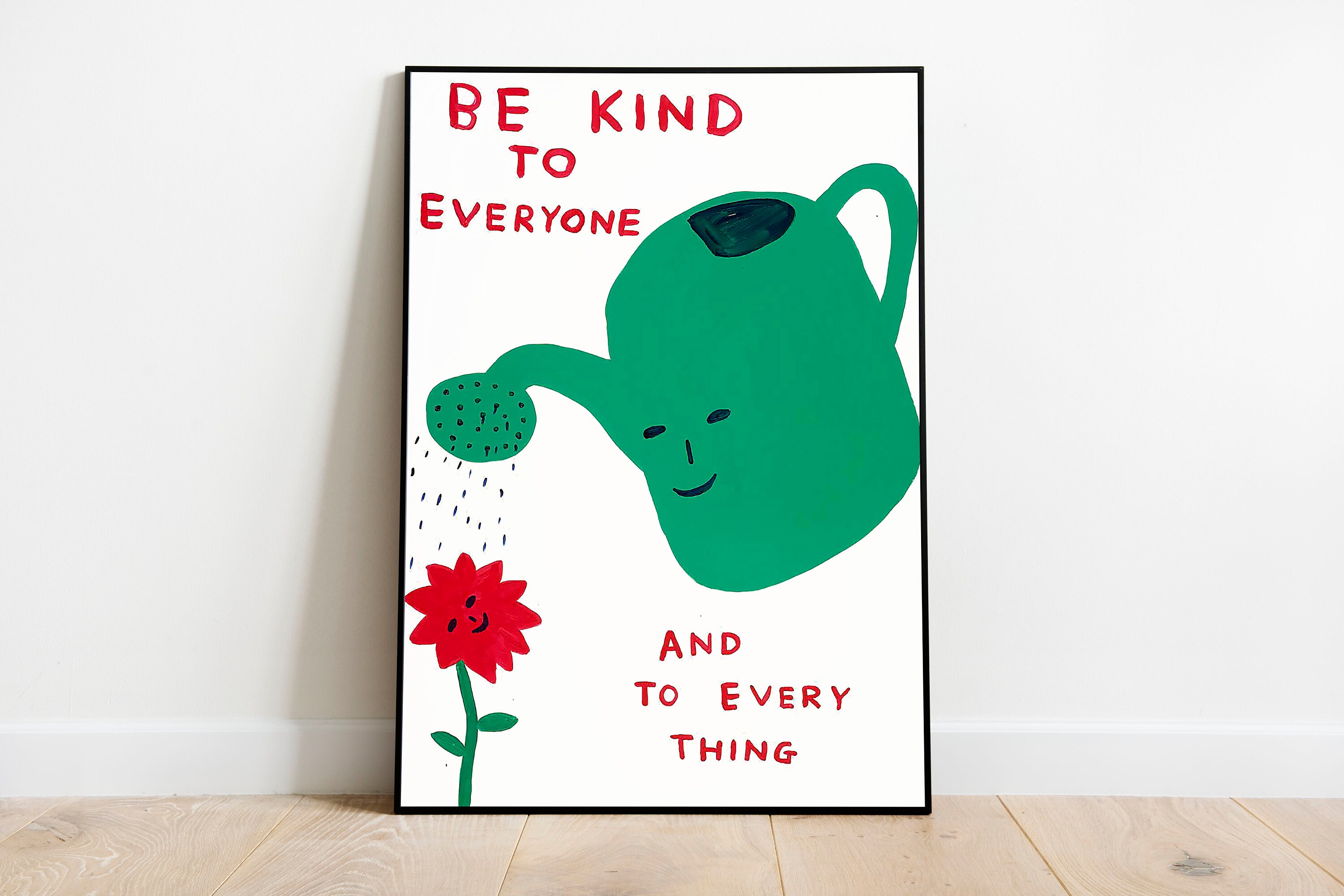 Be Kind David Shrigley Art Print Digital Art Print Animal