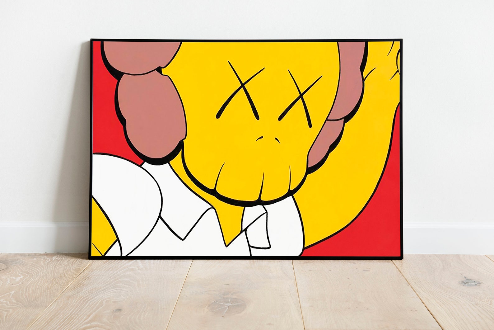 Homer Kaws Art Print Kaws Art Poster Kaws wall art Etsy