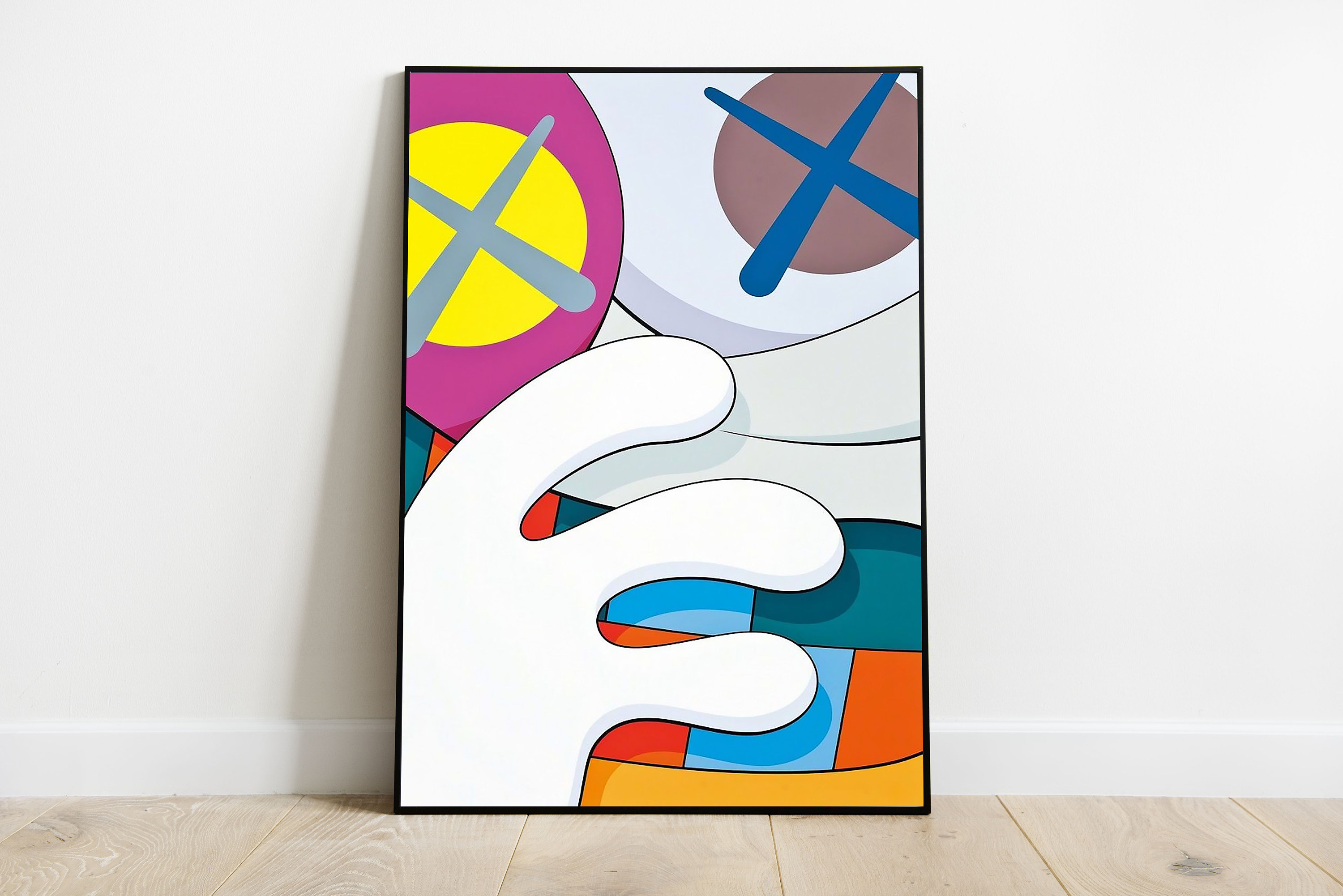 Handsome Kaws Art Print Kaws Art Poster Kaws wall art Etsy
