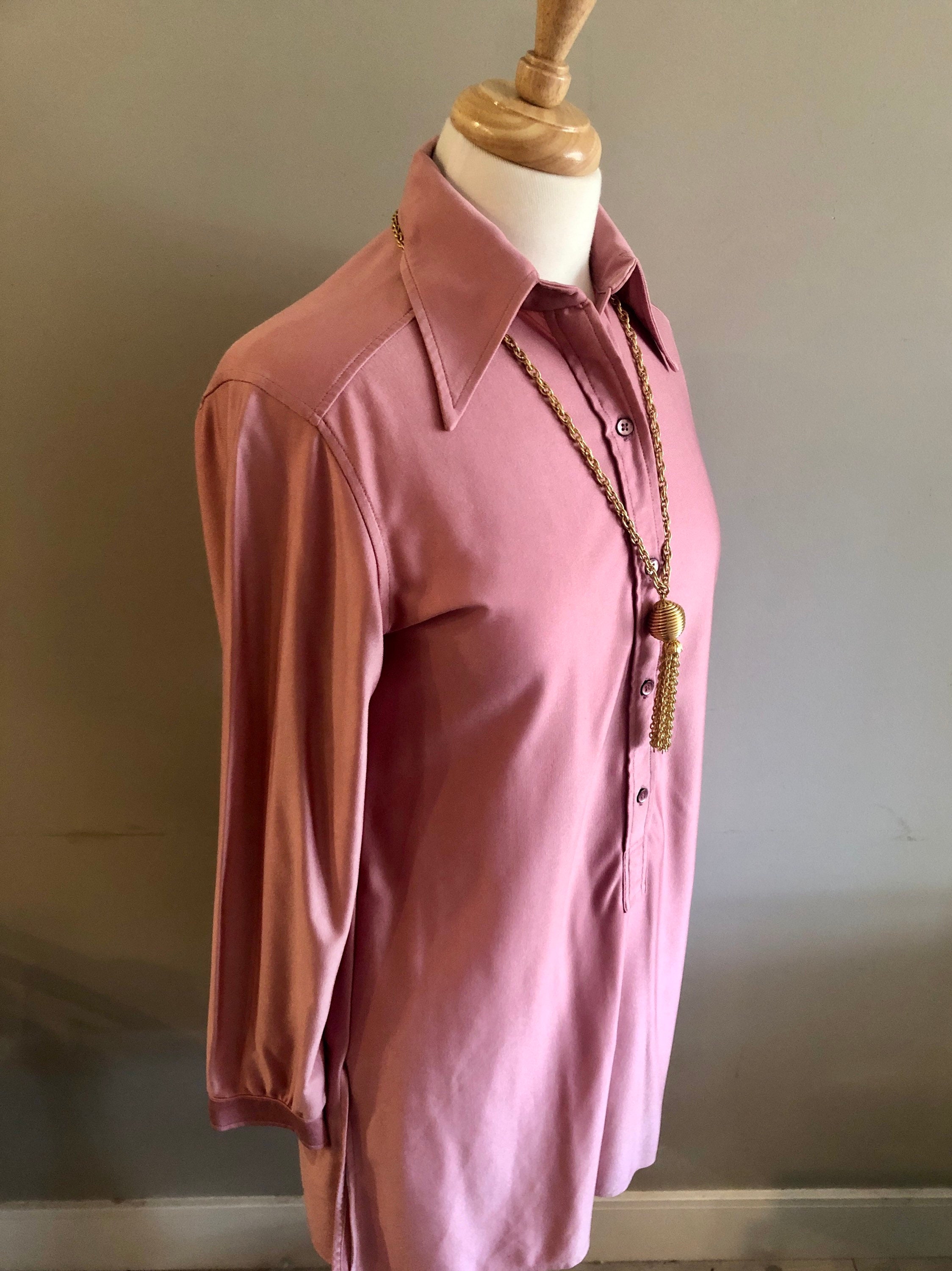 1970s Qiana Shirt - Etsy