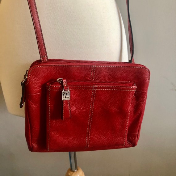 tignanello red purse