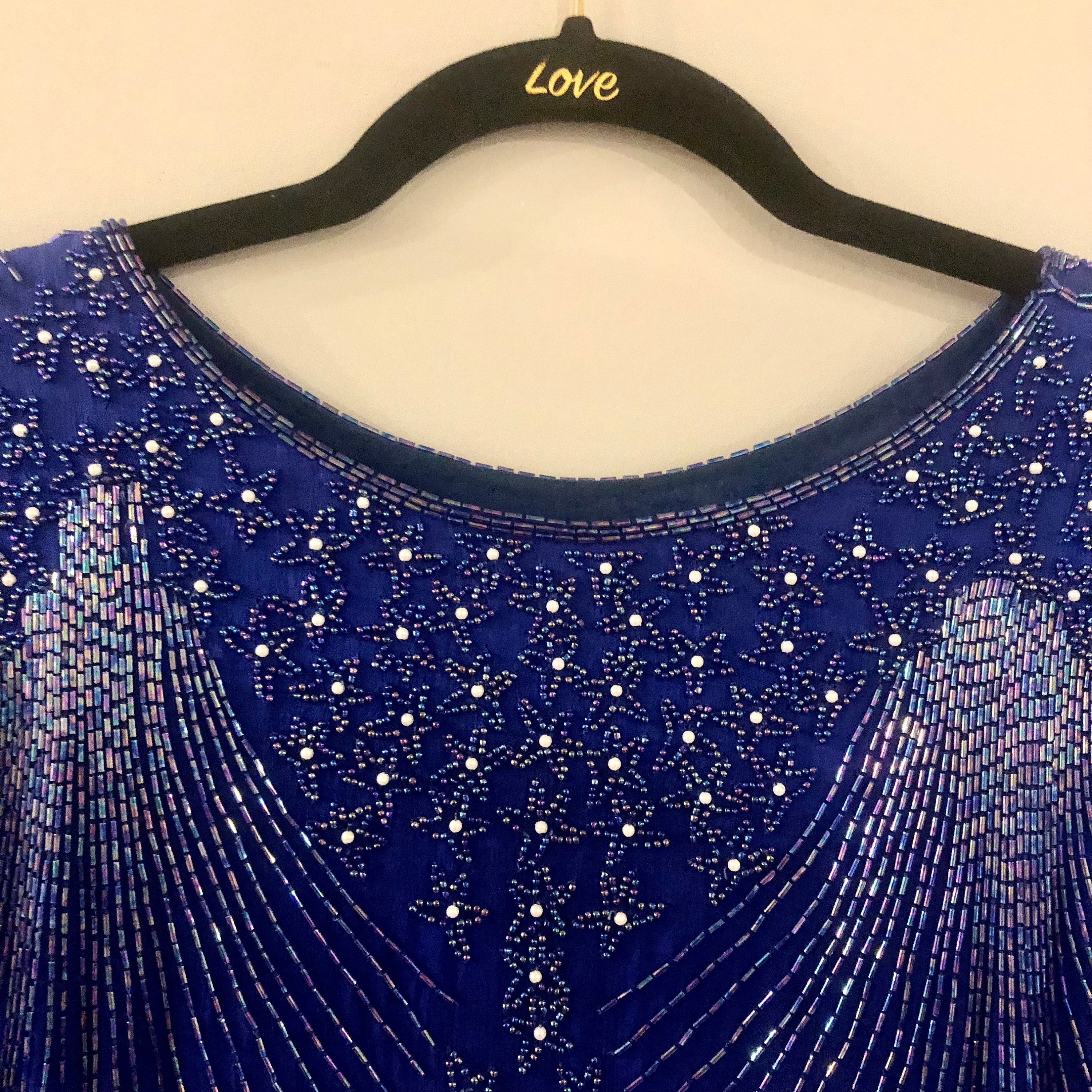 beads work design on dress NR0009 main image 1